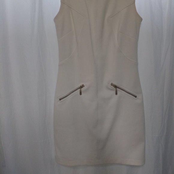 Ivory zip up back Laundry Dress - Picture 2 of 4